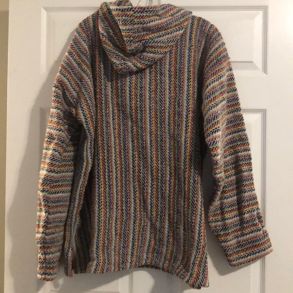 Rainbow color poncho - Picture 4 of 4